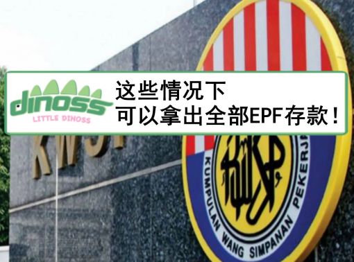 这些情况下可以拿出全部EPF存款！