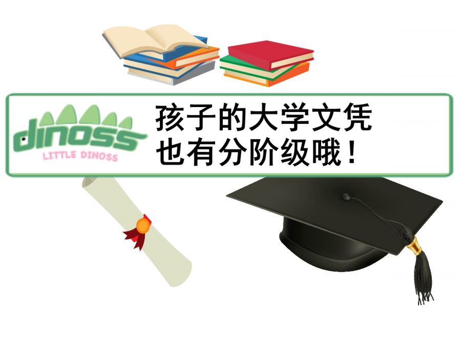 孩子的大学文凭也有分阶级哦！