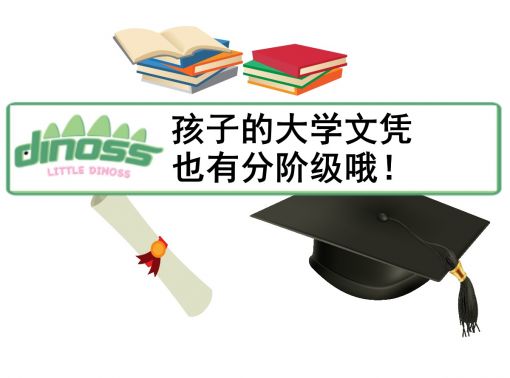 孩子的大学文凭也有分阶级哦！